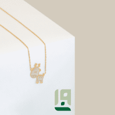 گردنبند طلا گاو