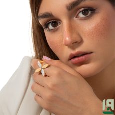 انگشتر-چهار-گلبرگ-طلا